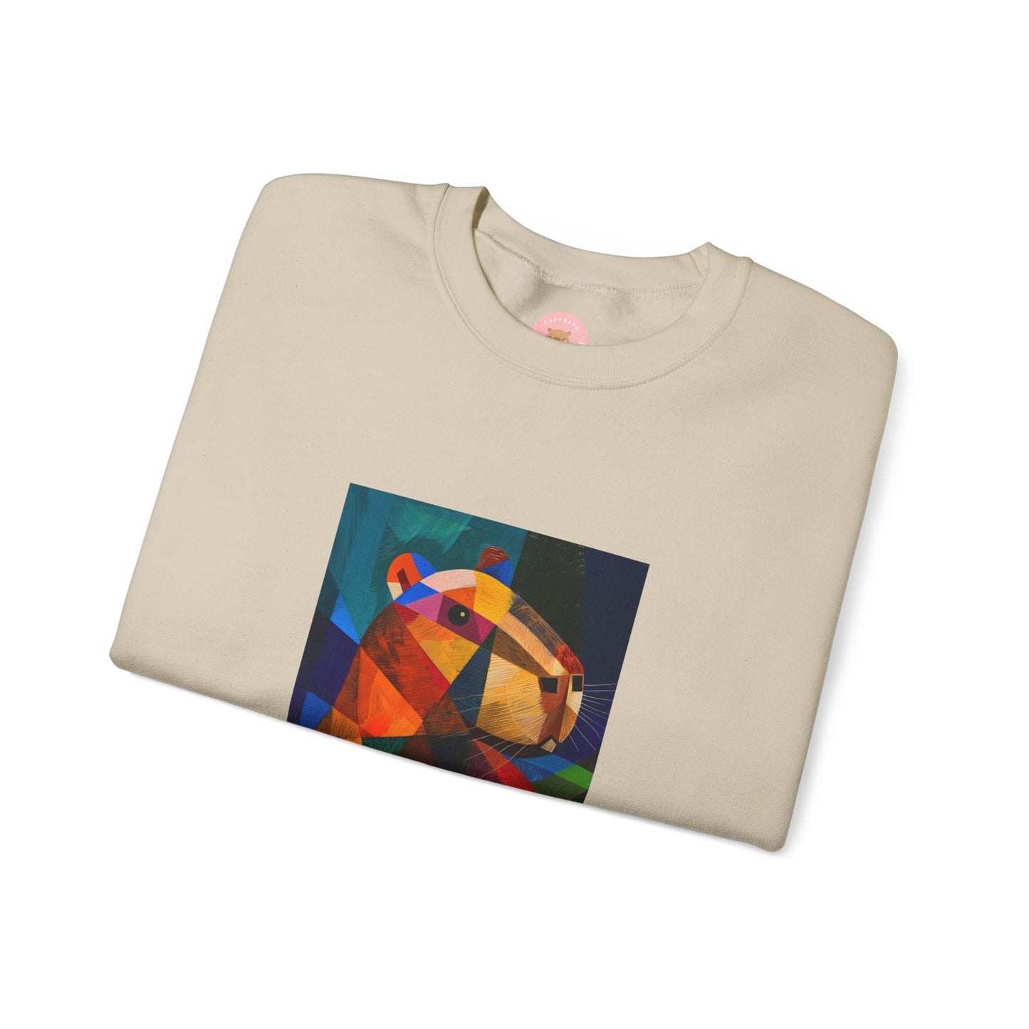 CAPYCASSO II- Abstract Picasso Inspired Capybara Sweatshirt