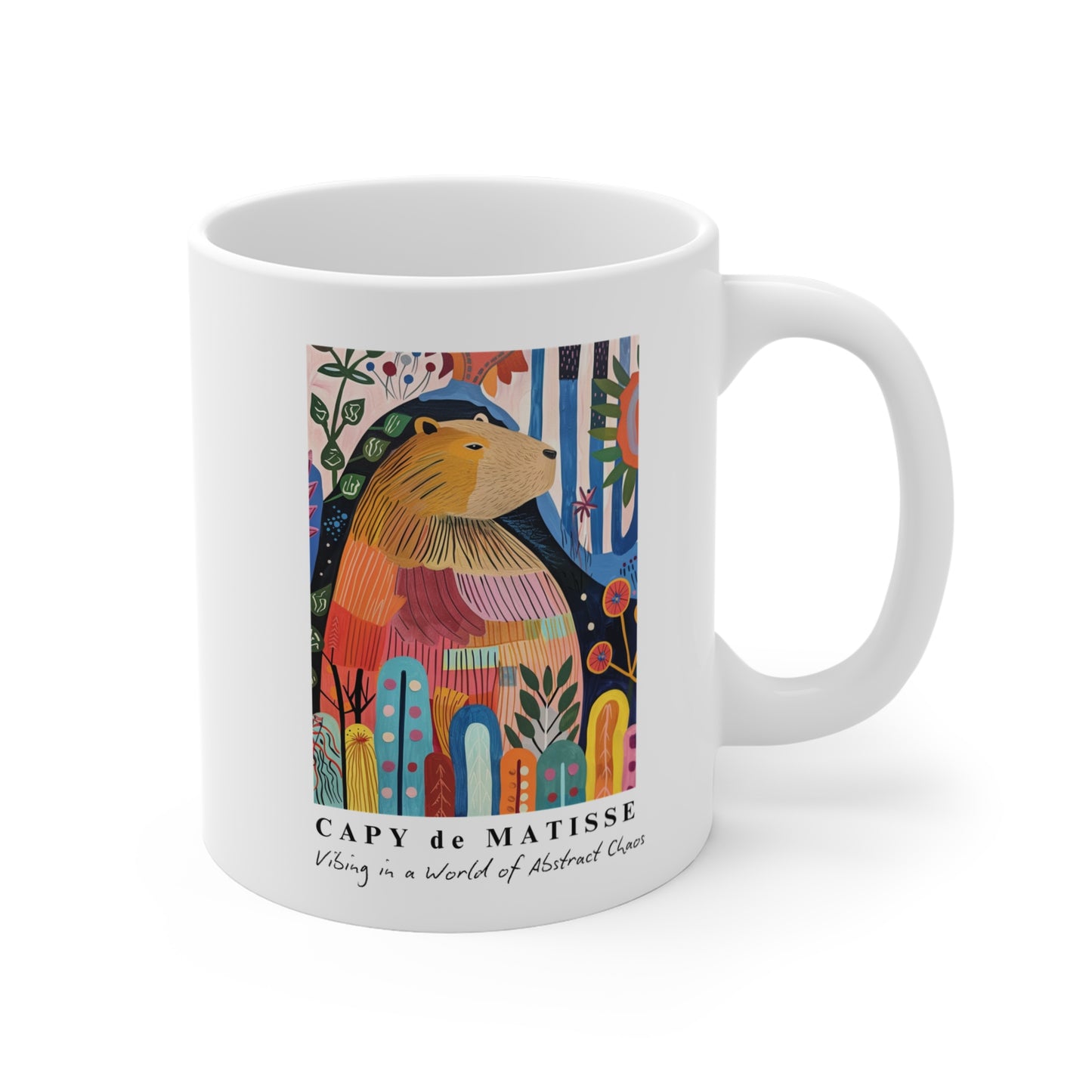 Capybara Henri Matisse Mug Art Lovers Gift 11oz