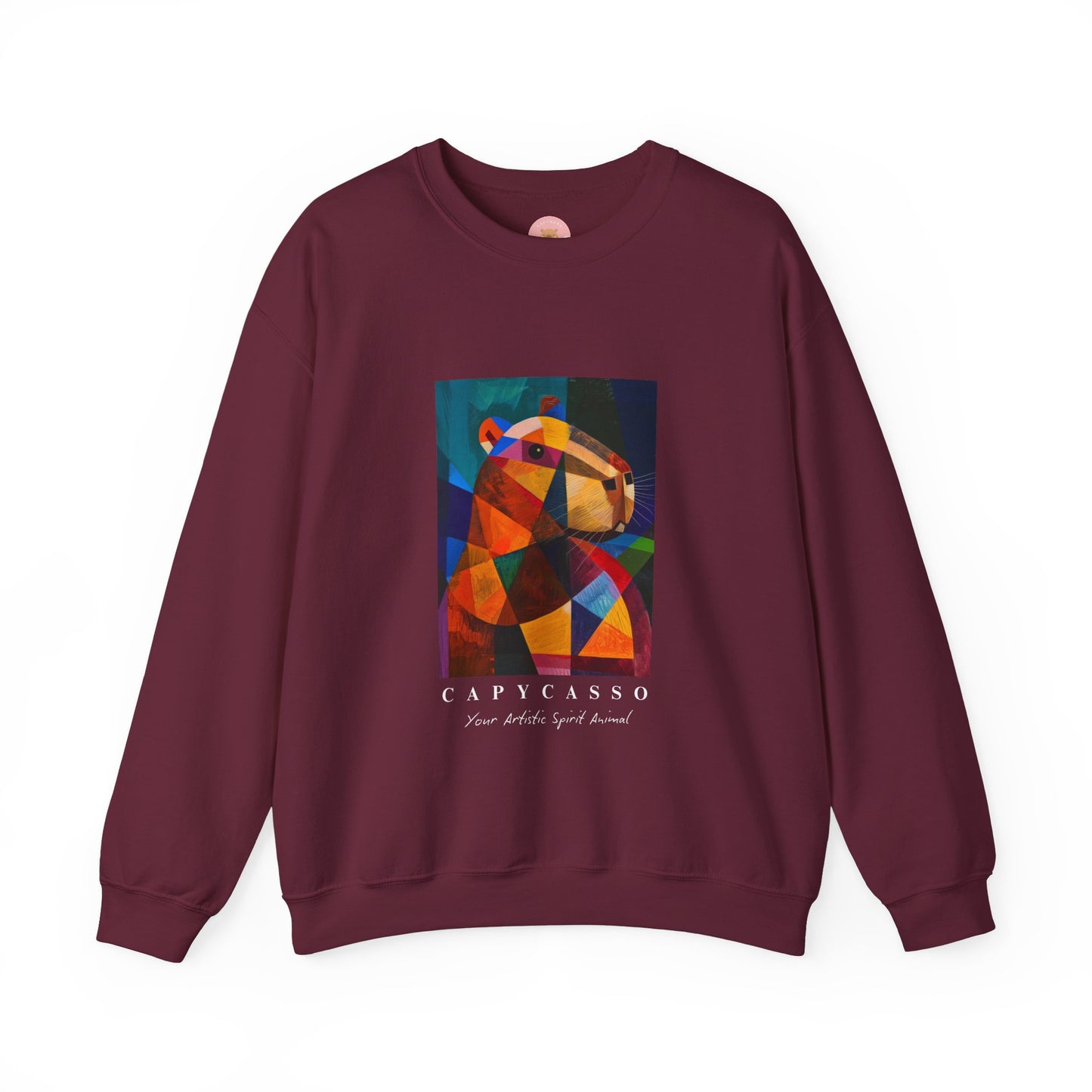 CAPYCASSO II- Abstract Picasso Inspired Capybara Sweatshirt