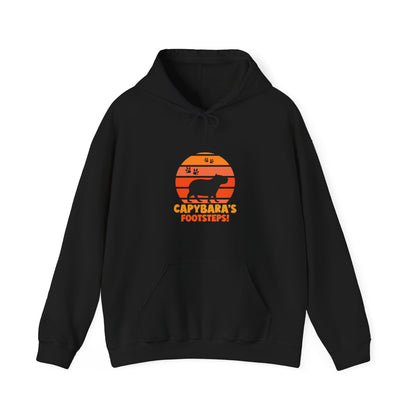 Capybara's footsteps Unisex Hooded Sweatshirt