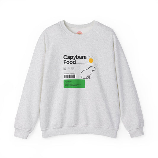 Capybara Food Label Sweatshirt