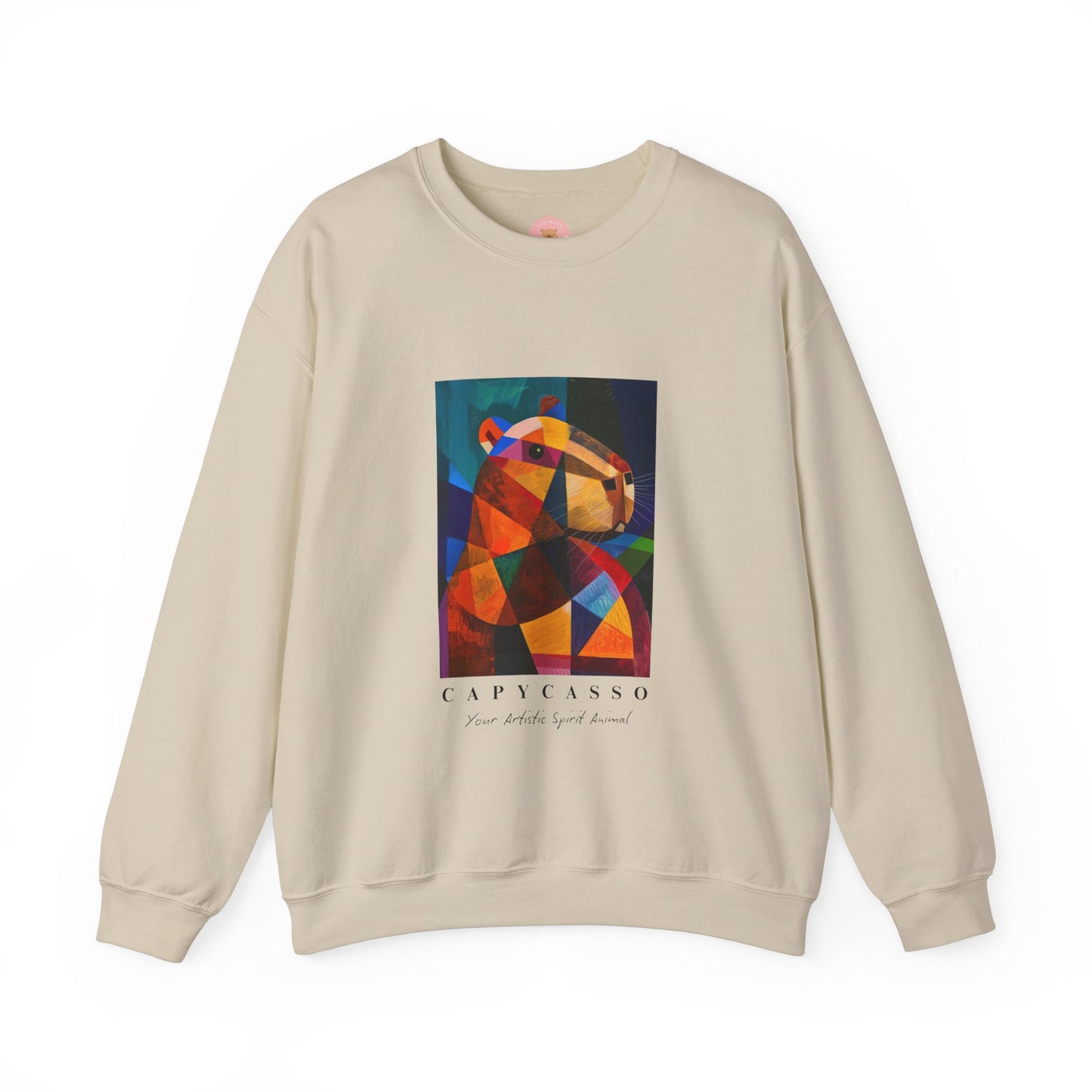 CAPYCASSO II- Abstract Picasso Inspired Capybara Sweatshirt