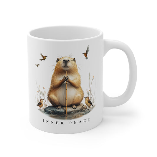 Capybara Inner Peace Mug 11oz