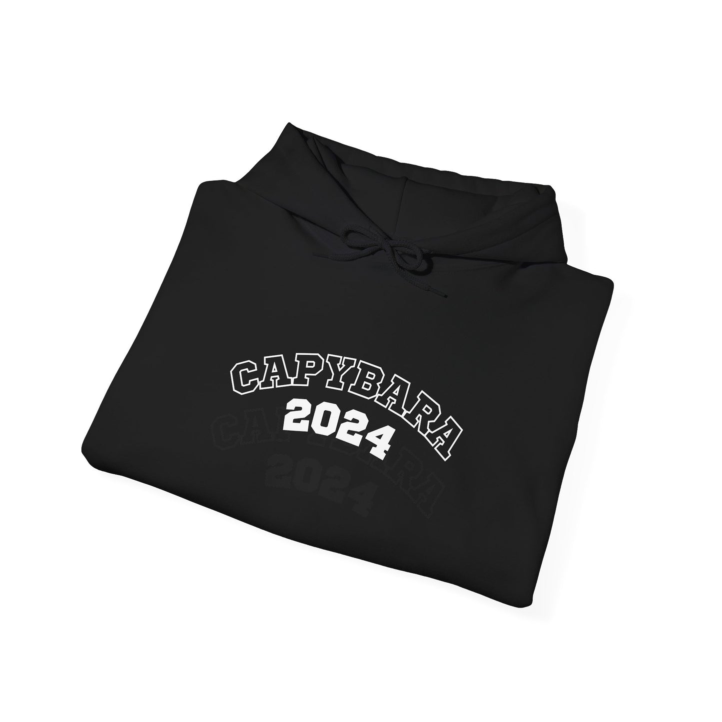 Capybara 2024 Unisex Hooded Sweatshirt