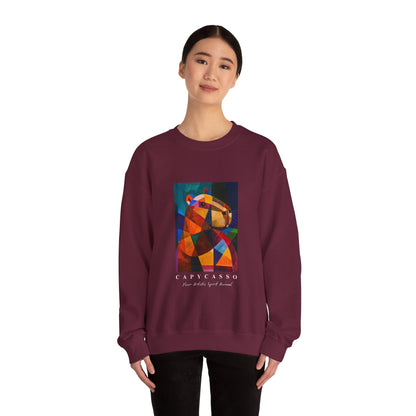 CAPYCASSO II- Abstract Picasso Inspired Capybara Sweatshirt