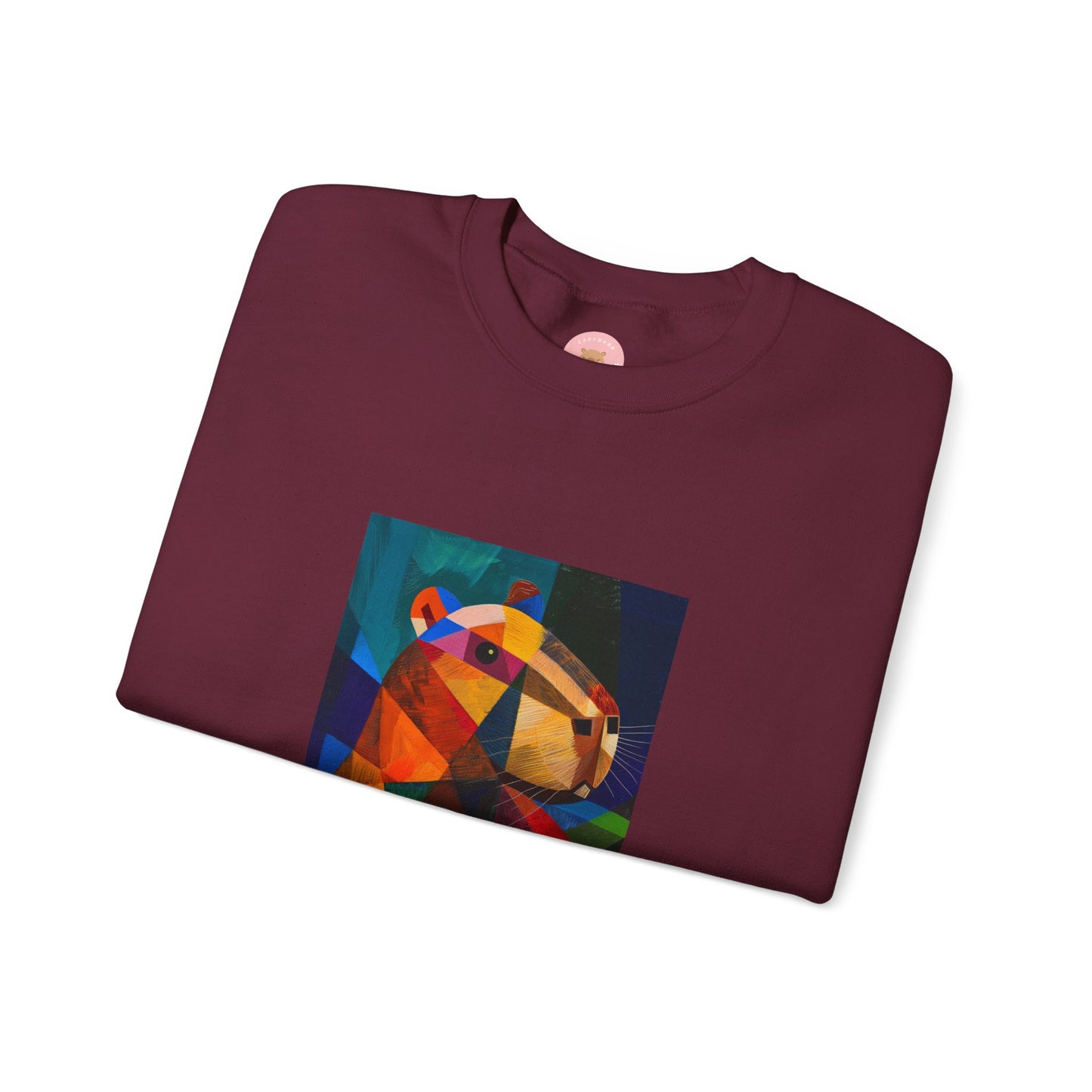 CAPYCASSO II- Abstract Picasso Inspired Capybara Sweatshirt