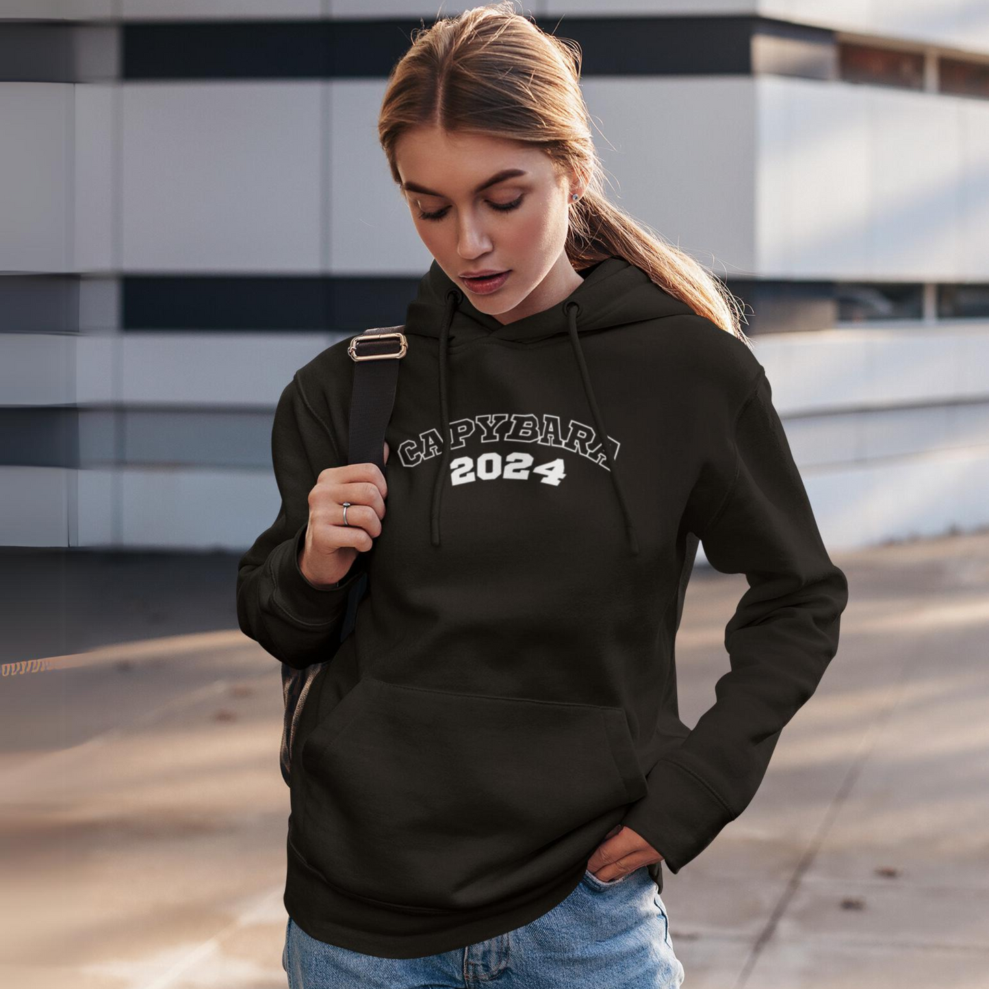 Capybara 2024 Unisex Hooded Sweatshirt